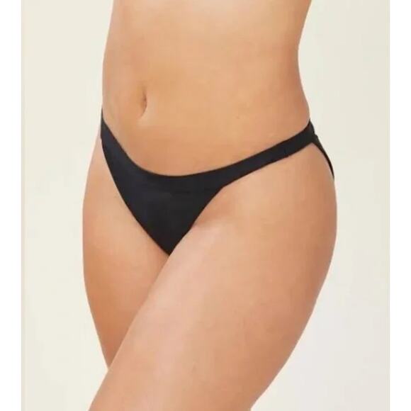 Andie Other - Andie Swim Black Bikini Bottom The Caicos